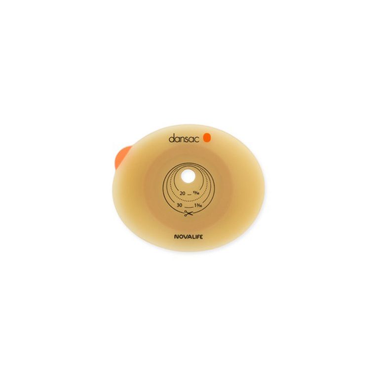 placca per colo ileo ed urostomia dansac novalife2 43mm ritagliabile 10-35