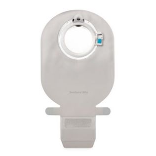 SACCA PER ILEOSTOMIA SENSURA MIO 430 CLICK APERTA CON APERTURA ISPEZIONABILE HIDE-AWAY SISTEMA A 2 PEZZI MIDI FLANGIA 5000 30 PEZZI