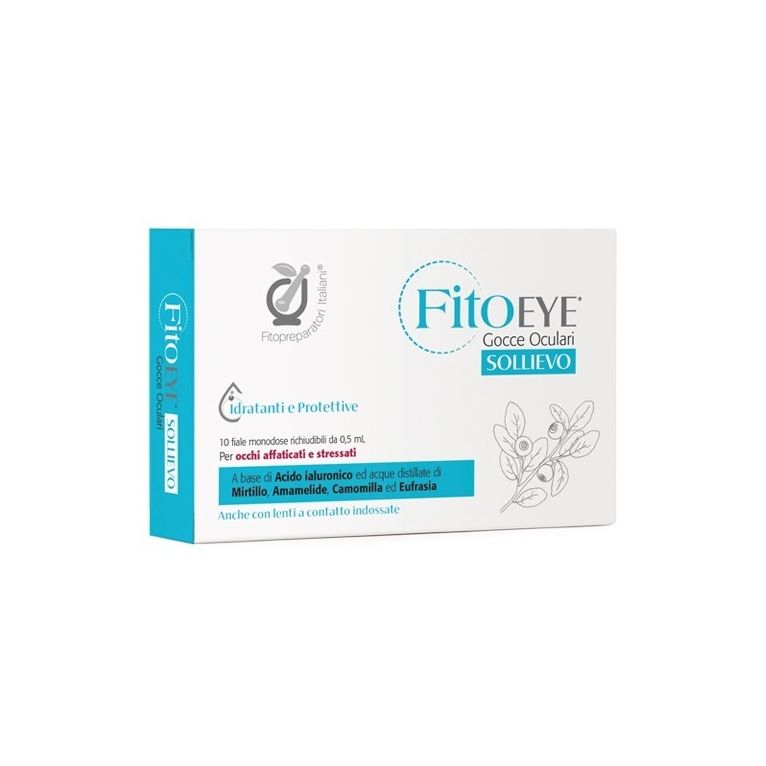 fitopreparatori italiani fitoeye gocce oculari monodose 10 flaconcini da 0,5 ml