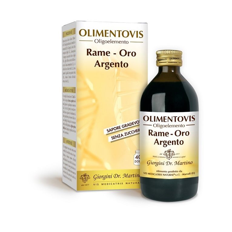rame oro argento olimentovis 200 ml con edulcoranti senza zuccheri