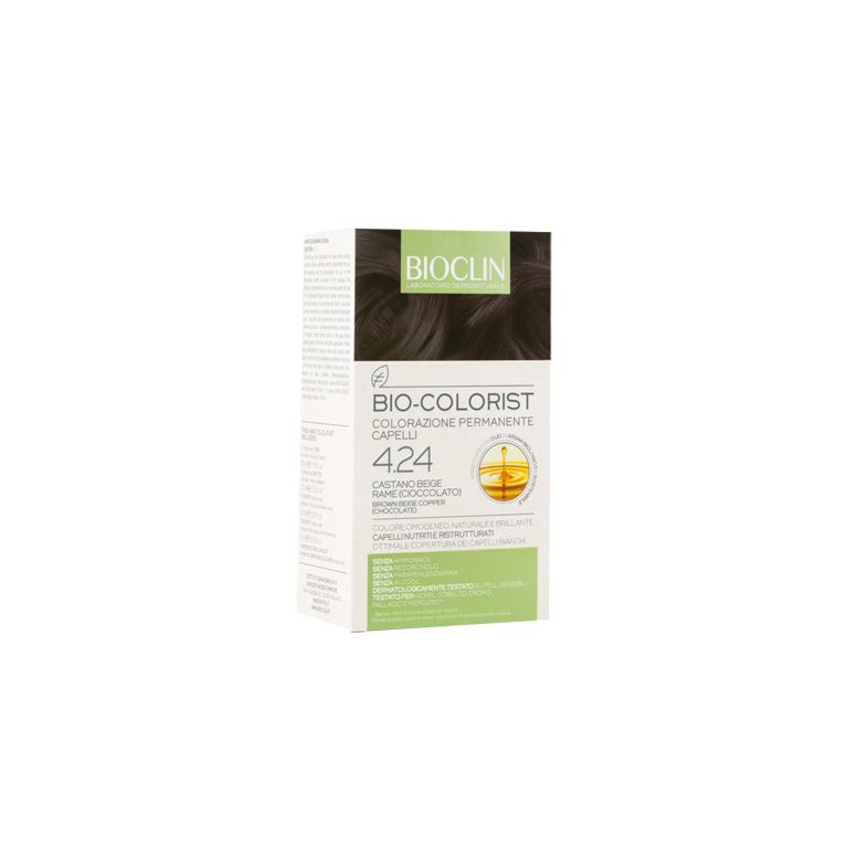 bioclin bio colorist 4,24 castano beige rame cioccolato
