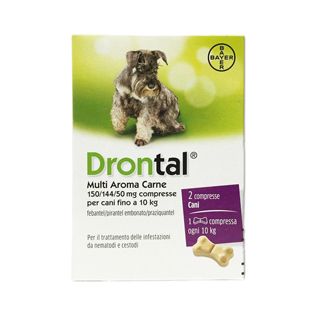 DRONTAL MULTI AROMA CARNE*2 cpr cani