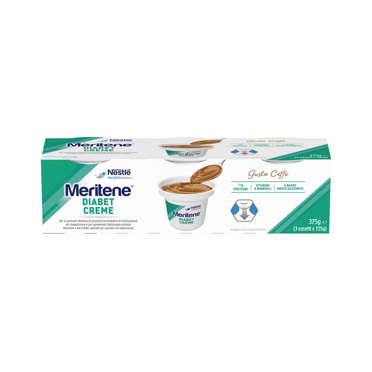 meritene diabet creme caffe' 3 x 125 g