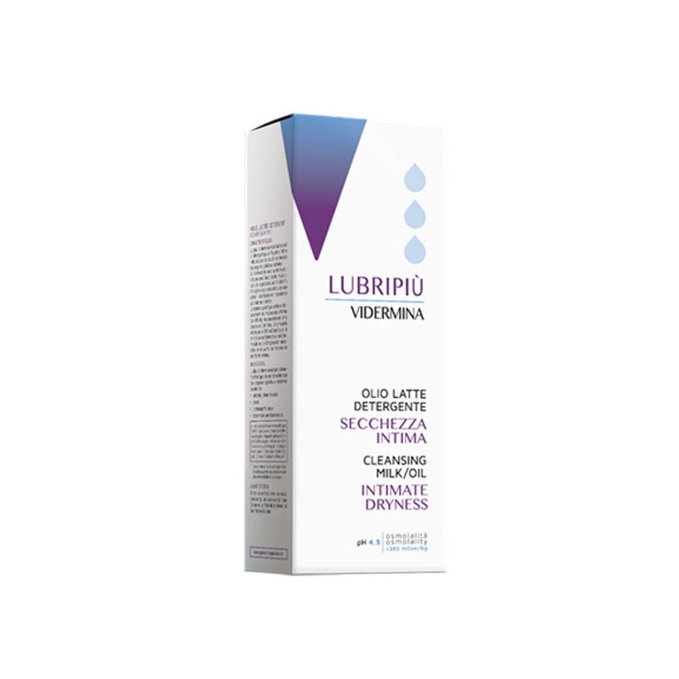 vidermina lubripiu' olio latte detergente secchezza intima 200 ml