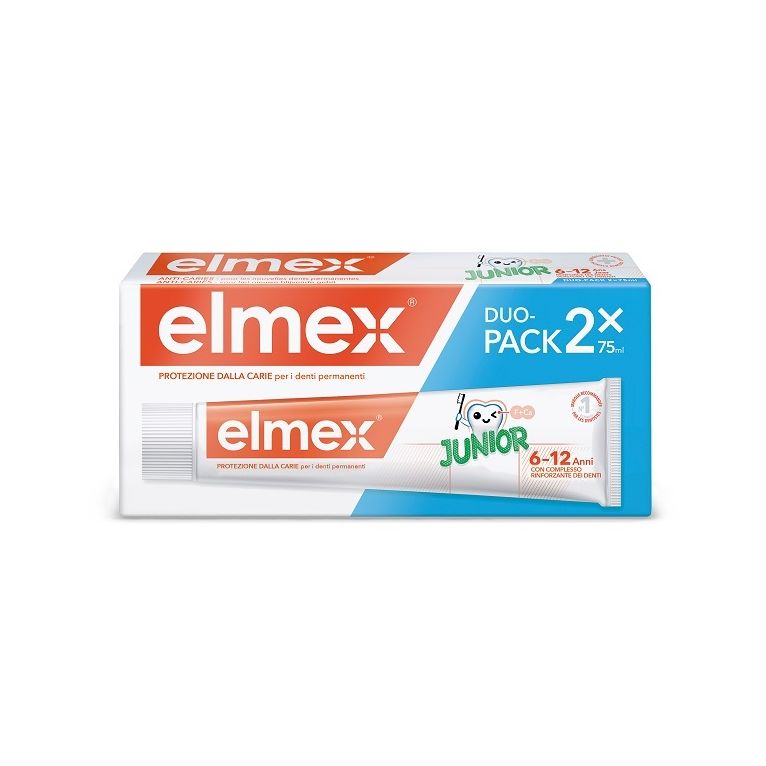 elmex junior dentifricio 75 ml duopack