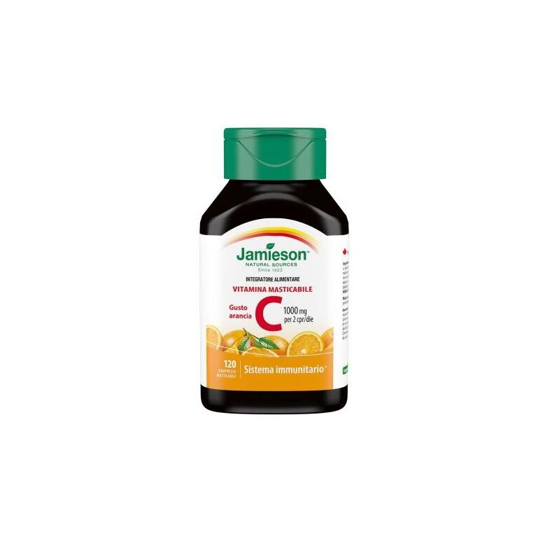 jamieson vitamina c 1000 masticabile arancia 120 compresse