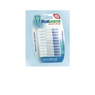 PLAKKONTROL BRUSH & CLEAN SCOVOLINI SPAZI STRETTI 40 PEZZI