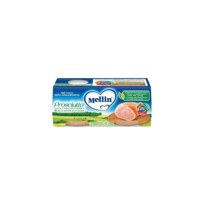 mellin omogeneizzato prosciutto 4 x 80g