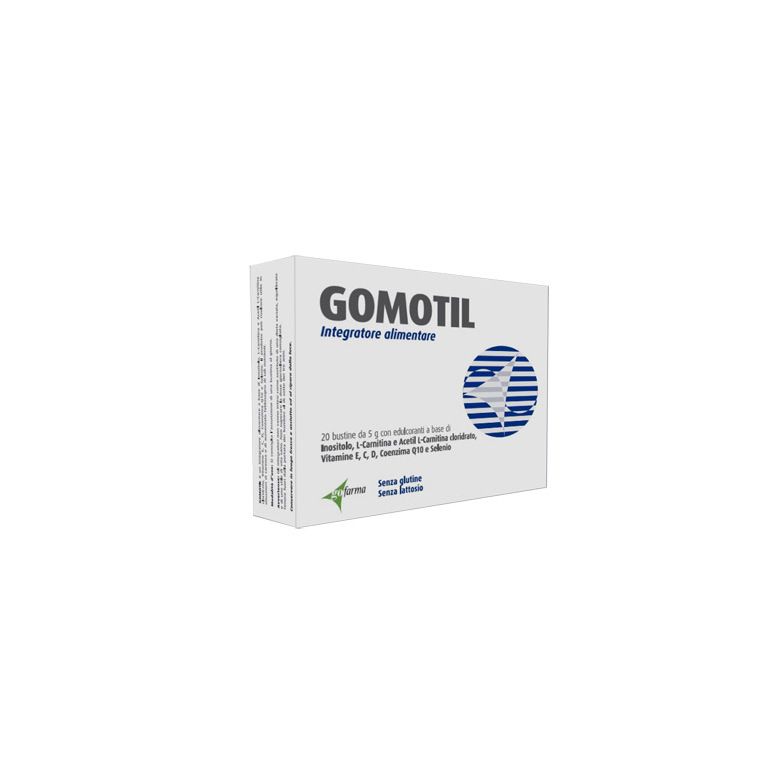 gomotil 20 bustine da 5 g con zucchero ed edulcoranti senzaglutine naturalmente privo di lattosio