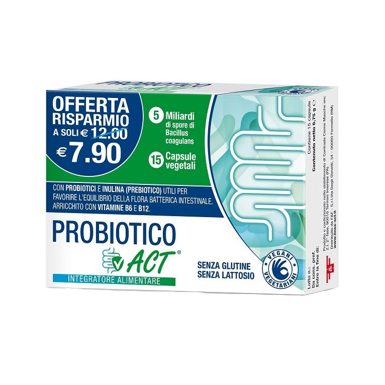 probiotico act 15 capsule vegetali
