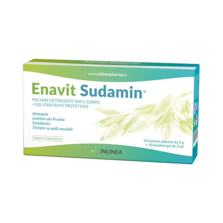 enavit sudamin 10 bustine polvere da 5 g + 10 bustine gel da5 ml