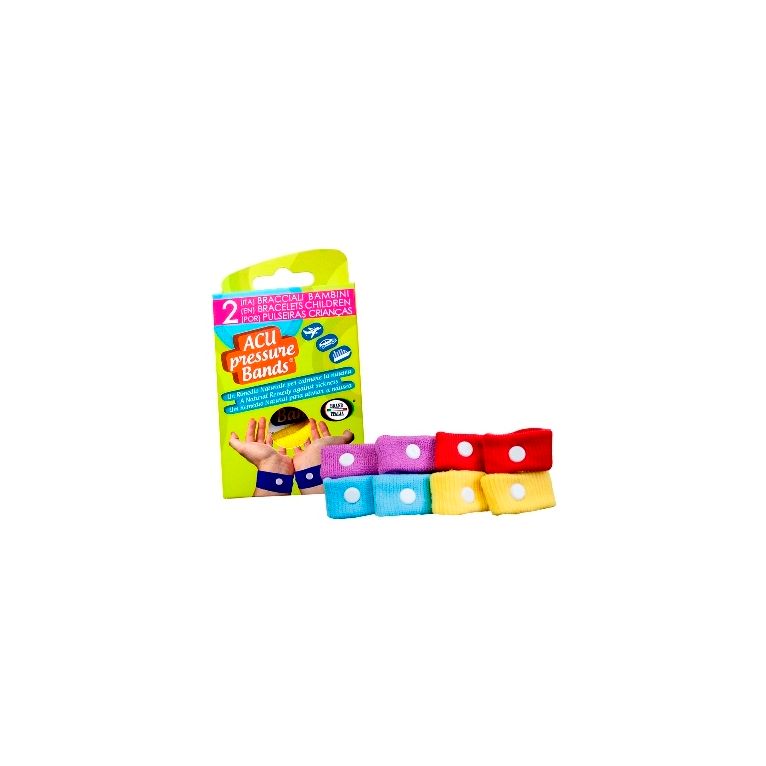 bracciale acu pressure band bambini 2 pezzi