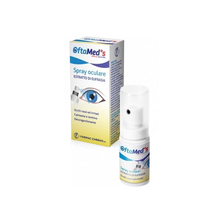oftamed's spray oculare occhi rossi e irritati estratto eufrasia 10 ml