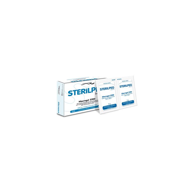 sterilpeg macrogol 3350 10 bustine bipartite 10 g