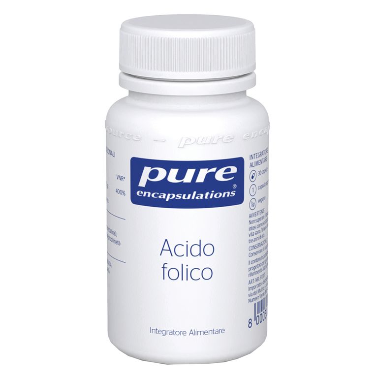pure encapsulations acido folico 30 capsule