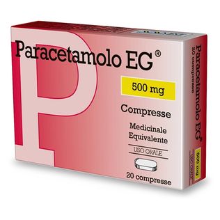 PARACETAMOLO (EG) 20 cpr 500 mg