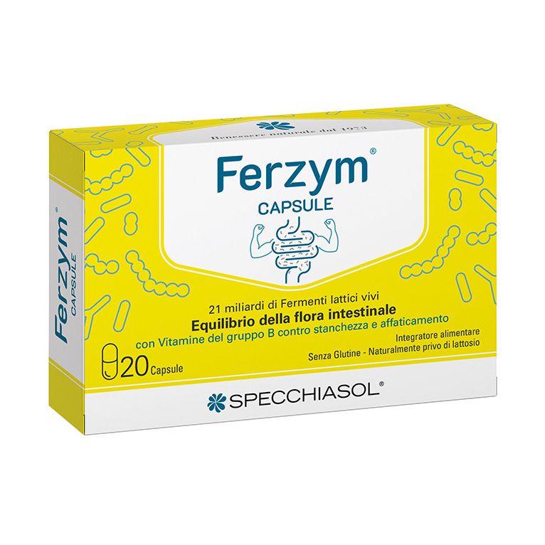 ferzym capsule 20 capsule senza glutine naturalmente privo di lattosio