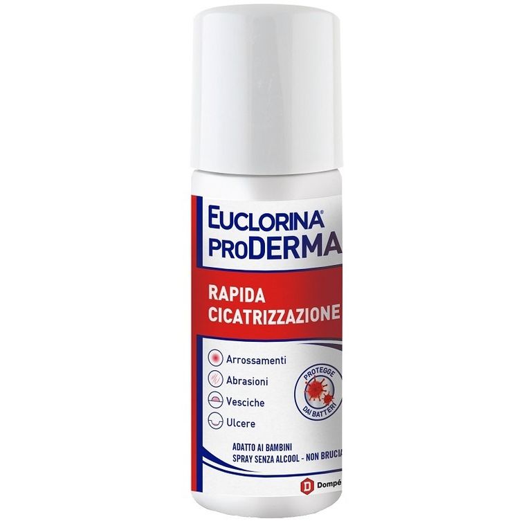 euclorina proderma rapida cicatrizzazione spray 125 ml