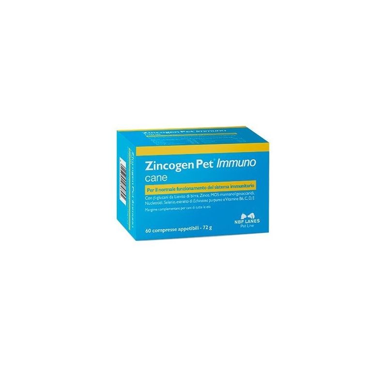 zincogen pet immuno 60 compresse