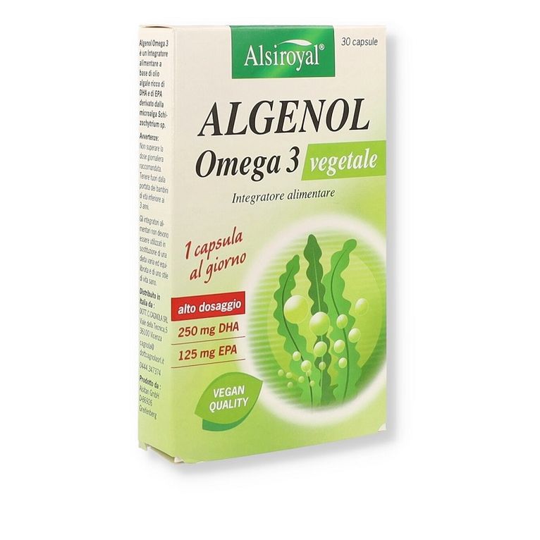 alsiroyal algenol omega 3 vegetale 30 capsule