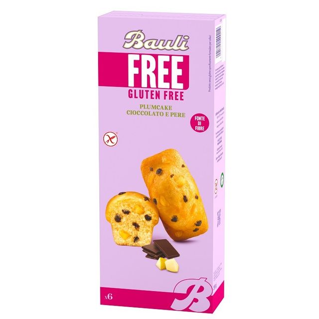 bauli-free-plumcake-cioccolato-e-pere-6-pezzi-da-35-g