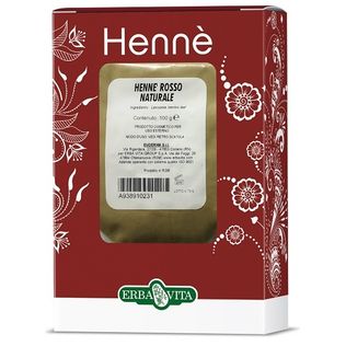 HENNE COLORANTE CAPELLI ROSSO NATURALE 100 G