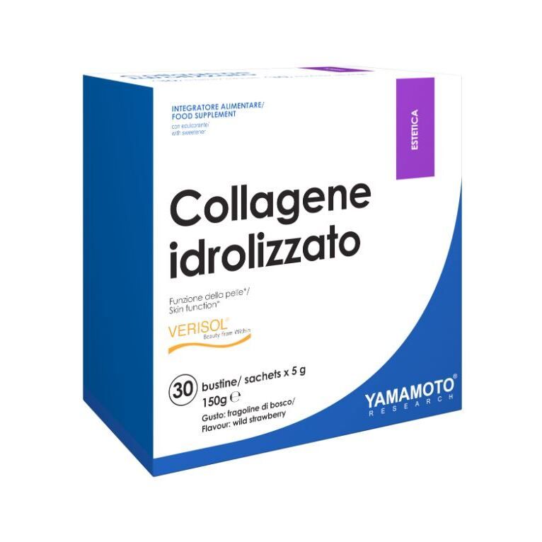 yamamoto research collagene idrolizzato 30 bustine fragolinedi bosco