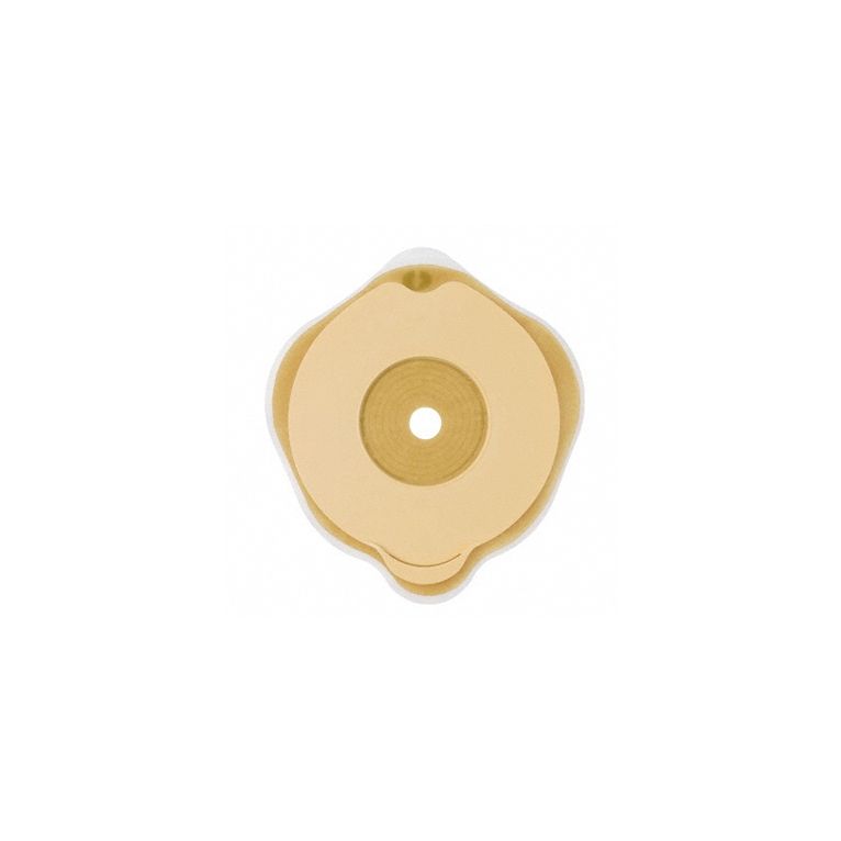 placca piana flexima key 50 mm con protettore cutaneo idrocolloidale e flangia 5 pezzi