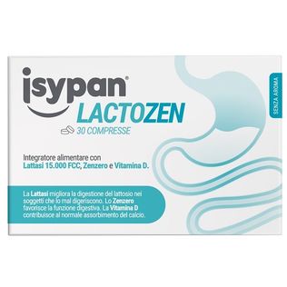 ISYPAN LACTOZEN 30 COMPRESSE DA 0,48 G SENZA AROMA SENZA GLUTINE SENZA LATTOSIO