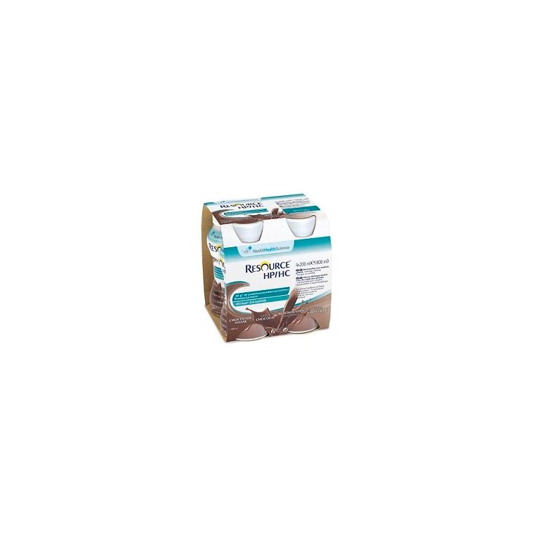 resource hp/hc cioccolato 4 bottiglie 200 ml