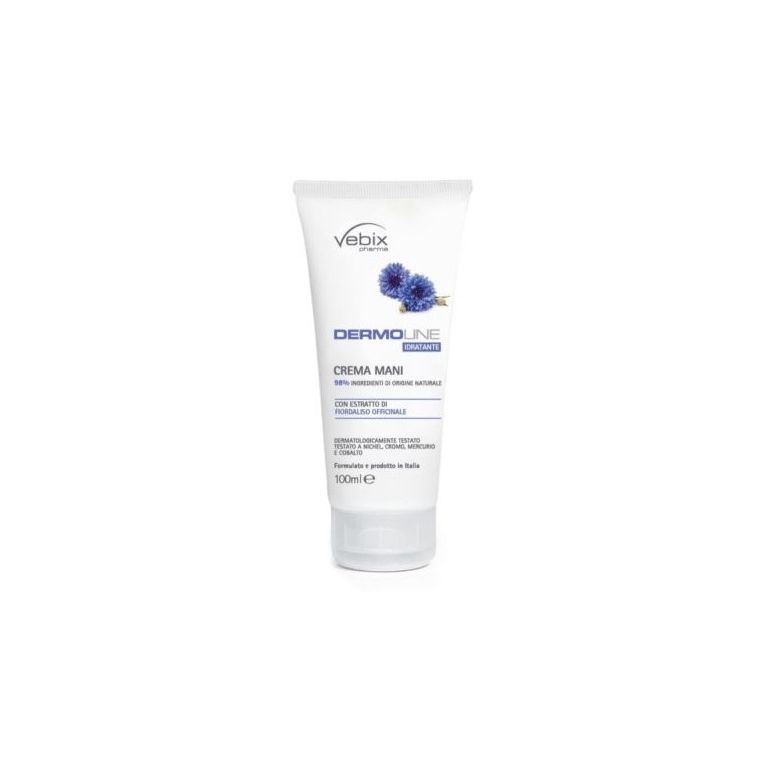 vebix dermoline crema mani fiordaliso 100 ml