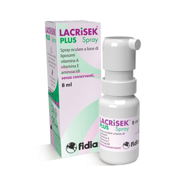 lacrisek plus spray senza conservanti soluzione oftalmica 8ml