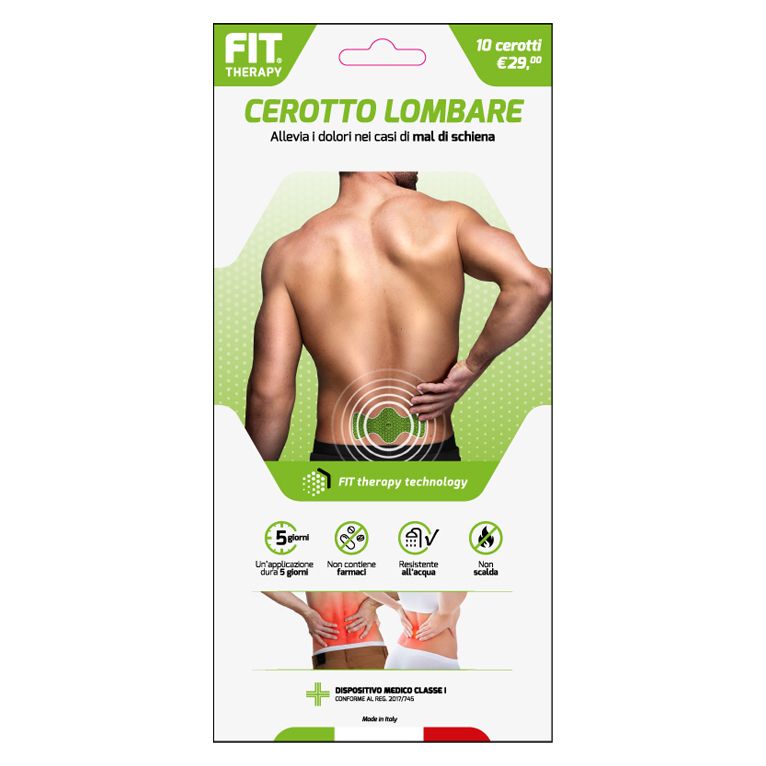 fit therapy cerotto lombare 10 pezzi