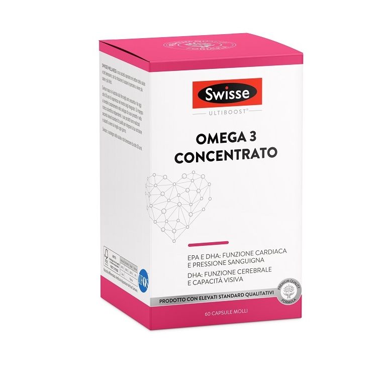 swisse omega 3 concentrato 60 capsule molli da 2440 mg