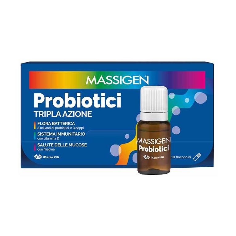 massigen probiotici 10 flaconcini x 8 ml prezzo pieno