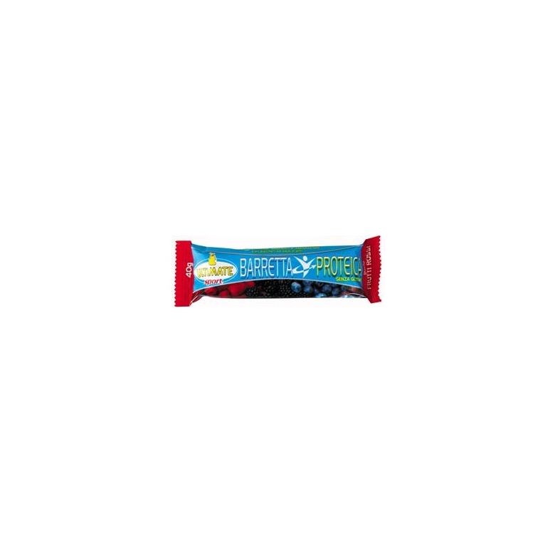 ultimate italia barretta proteica frutti rossi 40 g