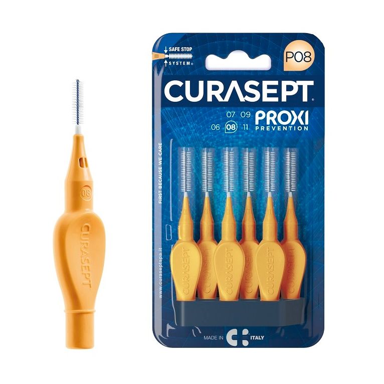 curasept proxi p08 arancio chiaro 6 pezzi