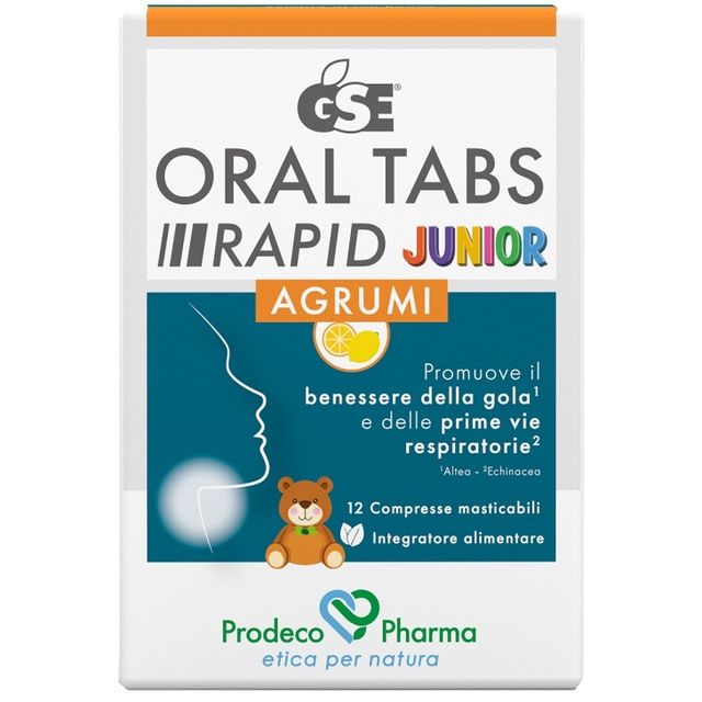 gse-oral-tabs-rapid-junior-12-compresse-masticabili-da-15-g