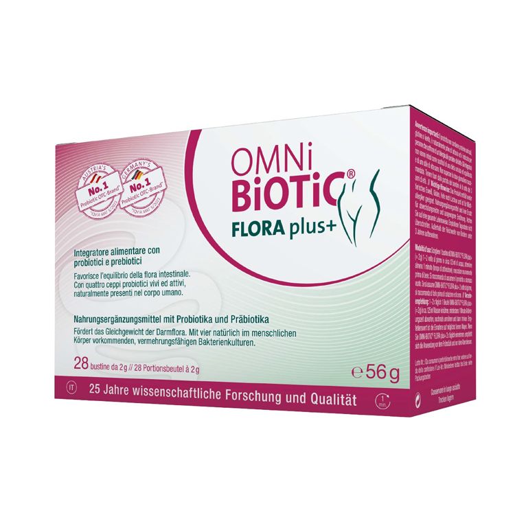 omni biotic flora plus+ 28 bustine da 2 g