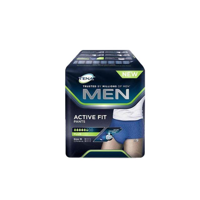 pull-up-uomo-tena-men-pants-active-fit-m-9-pezzi