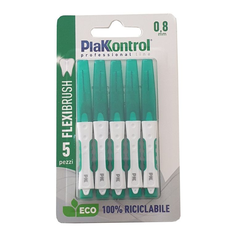 plakkontrol flexibrush scovolini interdentali 0,8 5 pezzi