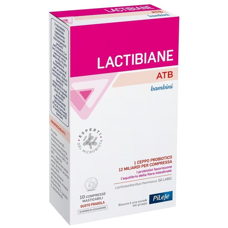 lactibiane atb bambini 10 compresse masticabili