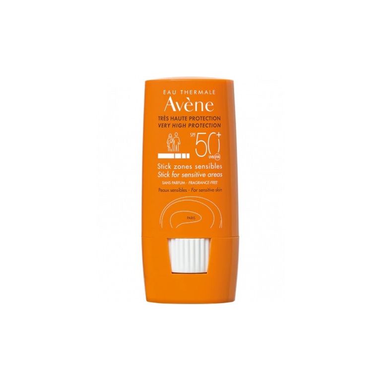 avene eau thermale stick large zone sensibili 50+ 8 g