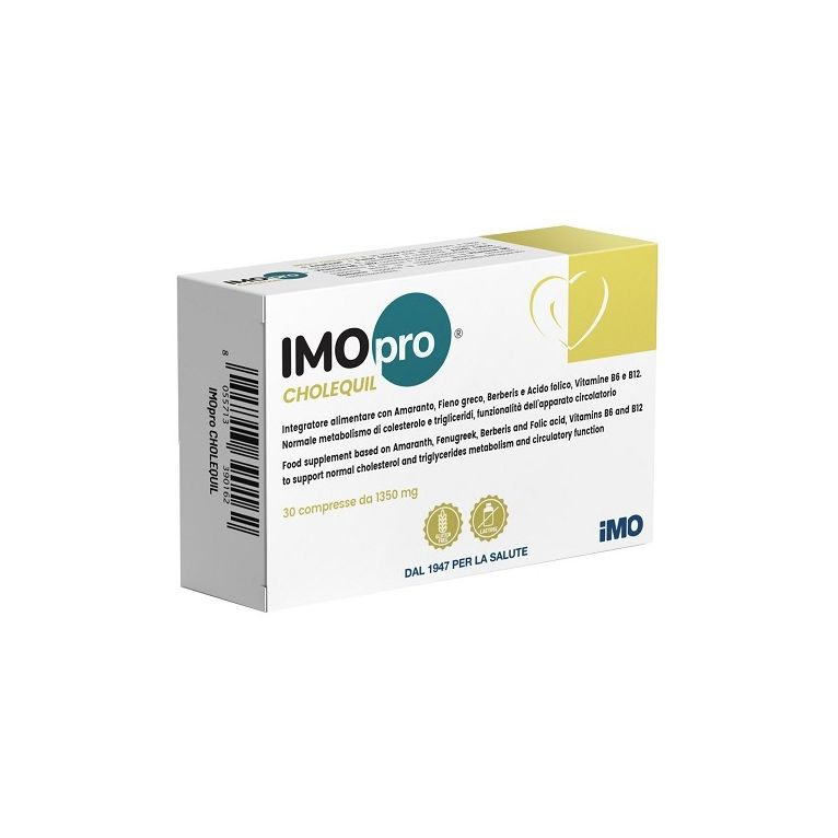 imopro cholequil 30 compresse 1,35 g