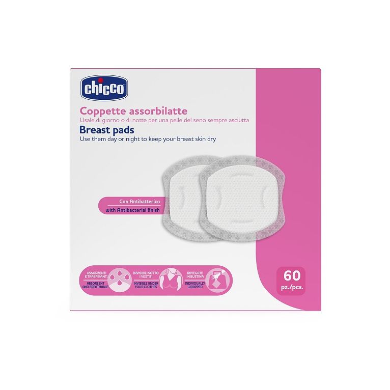 chicco coppette assorbilatte 60 pezzi 2026