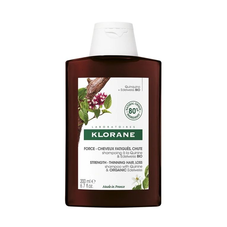 klorane shampoo chinina-stella alpina bio 200 ml