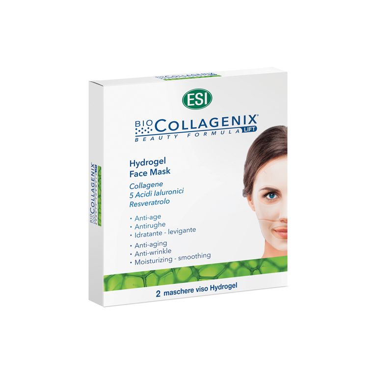 esi biocollagenix hydrogel face mask 2 pezzi