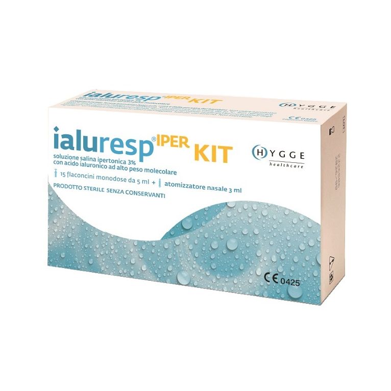 kit ialuresp iper 15 flaconcini monodose da 5 ml + atomizzatore nasale 3 ml