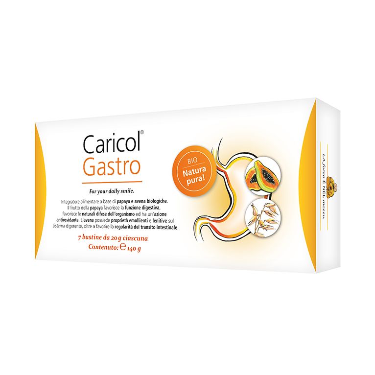 caricol-gastro 7 bustine da 20 g senza lattosio