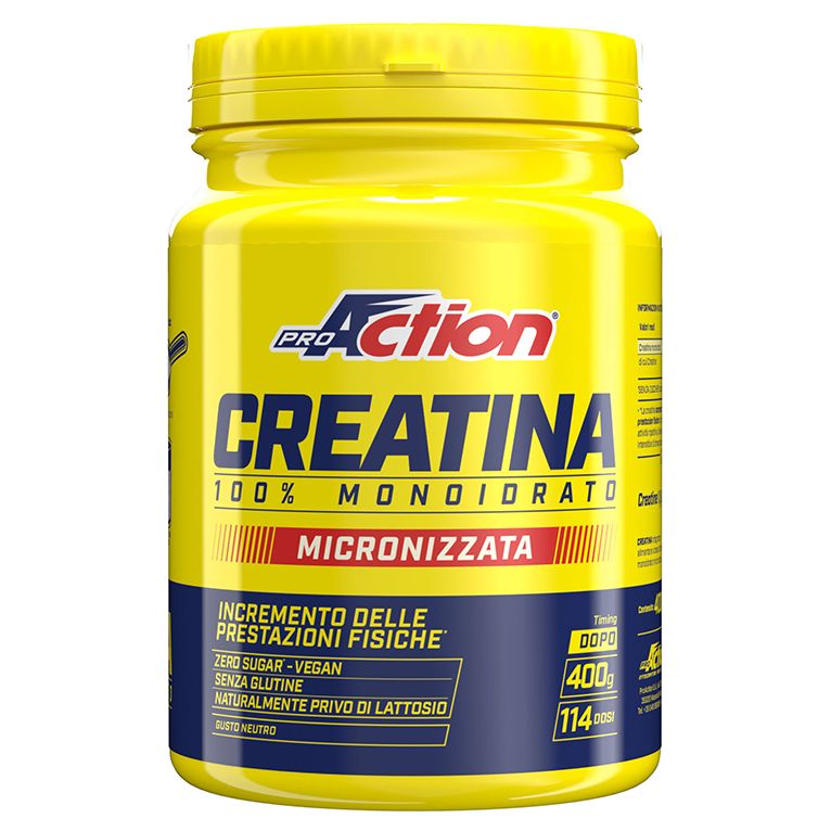 proaction creatina 400 g senza glutine naturalmente privo dilattosio